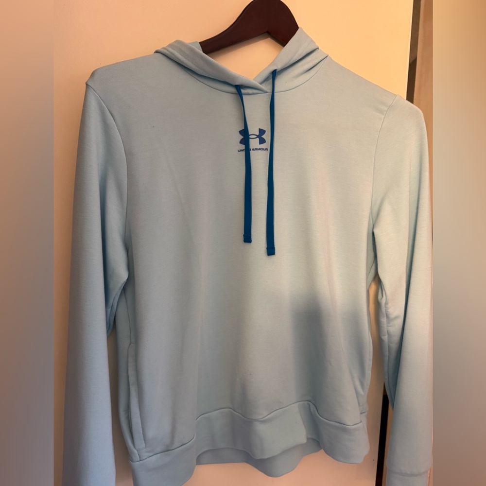 Under Armour sweatshirt. Baby blue. Size Medium.